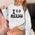 I Love Mexico ハートフラッグ レトロ 旅行 お土産 パーカー