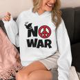 No War 反戦 平和の鳩 パーカー