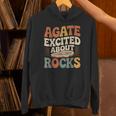 Agate Excited About Rocks ロック地質学オタク パーカー