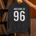 Awesome At 96 面白い96歳の誕生日のお祝いに 長袖tシャツ パーカー