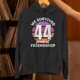Celebrating 44 Years Of Friendship 面白いグループマッチング パーカー
