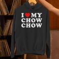 Dog I Love My Chow Chow Chow パーカー