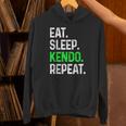 Eatleep Kendo Repeat 面白い格闘技コンバット パーカー