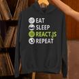 Eatleep ReactJs Repeat Javascriptプログラマー用 パーカー