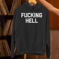 Fucking Hell 面白いことわざ 皮肉なかわいいクールなノベルティ パーカー