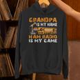 Grandpa Is My Name Ham Radio Is My Game Hamラジオ アマチュア無線 パーカー