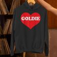I Heart Goldie I Love Goldie カスタマイズ可 パーカー