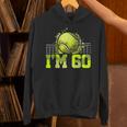 I'm 60 ラケット スポーツ テニス 選手 大人 還暦 パーカー