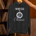 I'm Not Old I'm Classic 面白いヴィンテージ時計 メンズグラフィック 長袖tシャツ パーカー