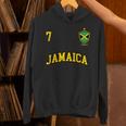 Jamaica チームサッカー ジャマイカ Number 7Occer パーカー