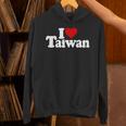 I Love Heart 台湾フォルモサ 台湾文化 長袖tシャツ パーカー