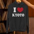 I Love Kyoto 京都が大好き パーカー