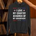 I Love My Country Ashamed Of My Government Usa 愛国的 パーカー