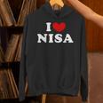 I Love Nisa 私は愛する Nisa パーカー