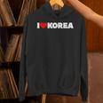 I Love ハート Korea パーカー
