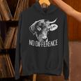 No Difference ワンライフ 違いはありません ベジタリアン 動物愛好家 ビーガン 長袖tシャツ パーカー