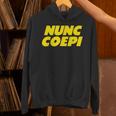 Nunc Coepi Now I Begin パーカー