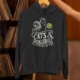 Pickleball Player 猫オーナーピックルボール キティ好きの服 パーカー