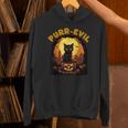 Purr-Evil お化け猫 ハロウィン パーカー