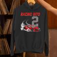 Racing Into 2Nd Birthday レースカー 2歳 幼児 男の子 パーカー