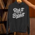 Risk It For The Brisket Bbqジョーク 長袖tシャツ パーカー