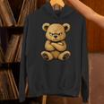Teddy Bear Angry Teddy Bear Lover Graphic Humor Hoodie
