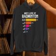 Why I Lose At Badminton 面白い言い訳 シャトルコック バーディー パーカー