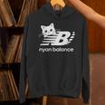 「Nyan Balance」ニャンバランス グラフィック かわいい ねこ パーカー