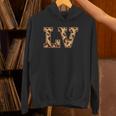 かわいい 文字 Lv イニシャル 名前 ヒョウ チーター動物 長袖tシャツ パーカー