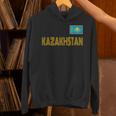 カザフスタン、カザフスタンの国旗、カザフスタンの国旗 長袖tシャツ パーカー