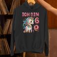 キッズ Kinder Ich Binchon 6 誕生日 ユニコーン 6歳 パーカー
