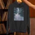 クロード・モネの睡蓮 長袖tシャツ パーカー