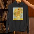 ゴッホのひまわりアートアーティスト向け パーカー