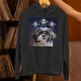シーズー 犬 シウツー 犬 エイリアン Ufohitzhu おもしろい シーズー 長袖tシャツ パーカー