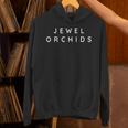 ジュエルオーキッドフラワージュエルランフラワーモダンフォント パーカー