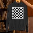 チェッカー柄チェス パーカー