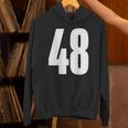 ナンバーフォーティーエイト 48 スポーツチーム制服 誕生日 48 パーカー