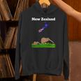 ニュージーランドのお土産キウイバードウォッチングニュージーランド地図 長袖tシャツ パーカー