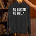 ノーギターノーライフ ギター好き ギター エレキギター ポップ音楽 ロック音楽 軽音部 バンド パーカー