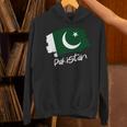 パキスタンの旗パキスタン 長袖tシャツ パーカー