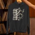 ピアノ音部記号 音楽ギフト ト音記号 ピアノ 長袖tシャツ パーカー