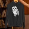 フクロウ愛好家 メンフクロウ かわいい 白い鳥 精神 動物 自然 アート パーカー