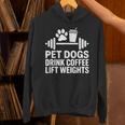 ペット 犬 ドリンク コーヒー リフト ウェイト 面白い ジム ワークアウト パーカー