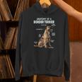 ボーダーテリアの解剖学 長袖tシャツ パーカー