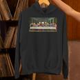 レオナルド・ダ・ヴィンチによる最後の晩餐1495 長袖tシャツ パーカー