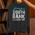 ロンドン、「サウスバンク」の「テムズ川」地図のロンドンお土産 パーカー