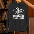 ヴィンテージ マウンテンバイク メンズ レディース バイカー Mtb トレイルバイク 長袖tシャツ パーカー