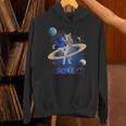 宇宙の土星猫土星ギャラクシー面白い子猫猫の恋人 パーカー