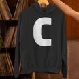 文字c 大文字 アルファベット モノグラム イニシャル パーカー