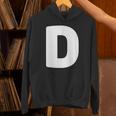 文字d 大文字 アルファベット モノグラム イニシャル パーカー